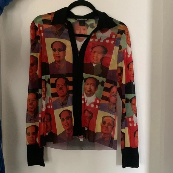 vivienne tam MAO カットソー Vivienne Tam | Tops | Iconic Vivienne Tam Mao Zedong Blouse
